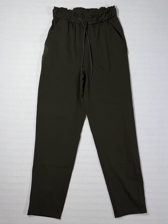 lululemon athletica Pants - Lululemon Keep Moving Pant 7/8 High Rise Trouser Size 4 Athleisure Olive Green